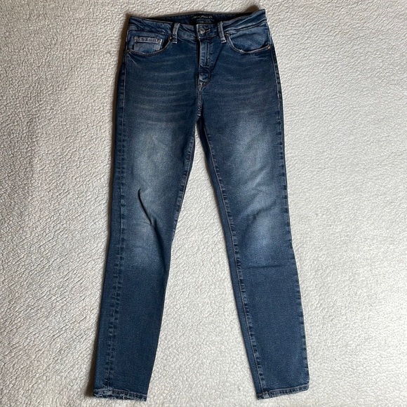 Mavi Denim Jeans Dark wash Tess Skinny Jeans High waist Size 28 - Picture 1 of 9